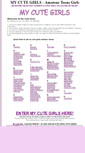 Mobile Screenshot of mycutegirls.com